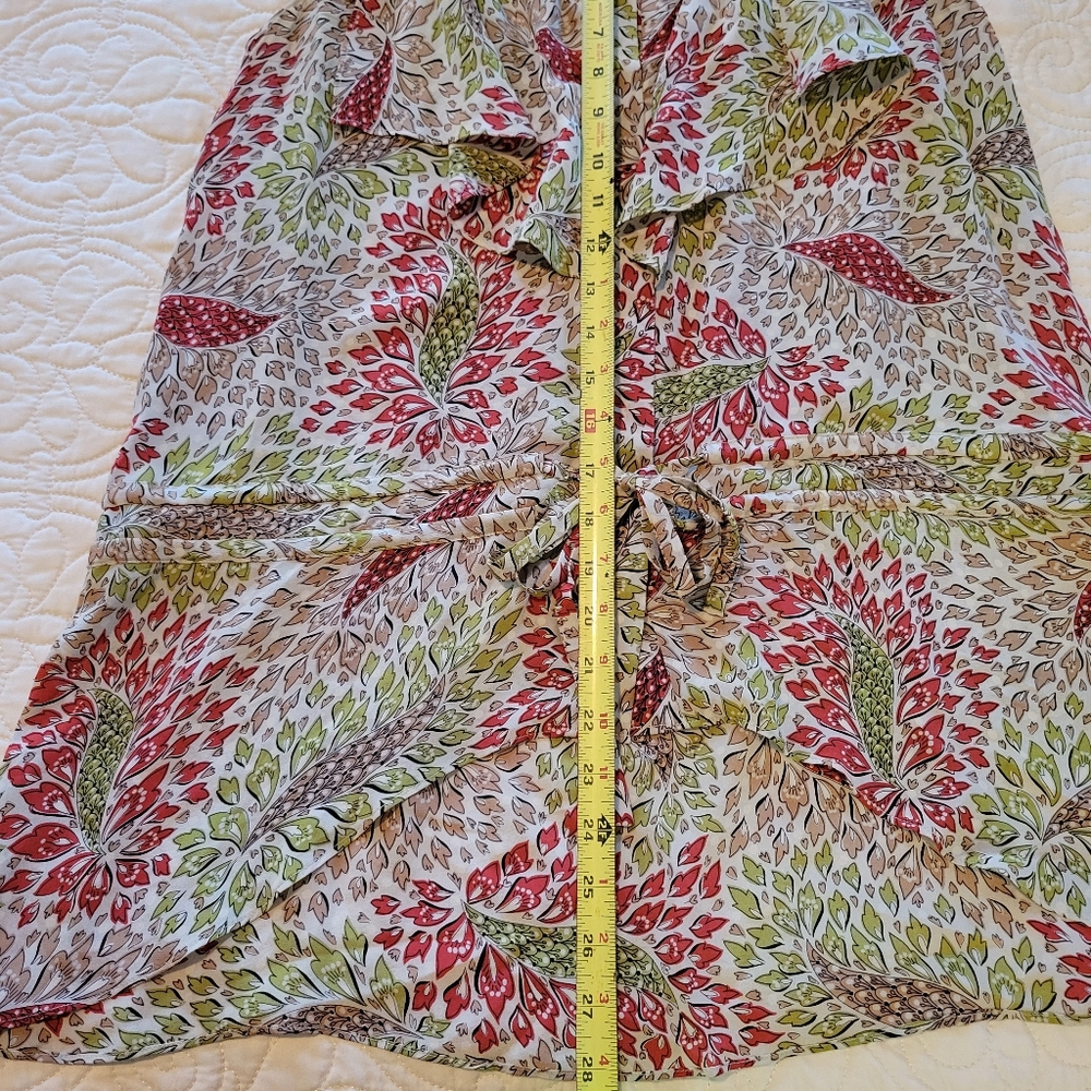 LiL by Anthropologie silk sleeveless blouse 12